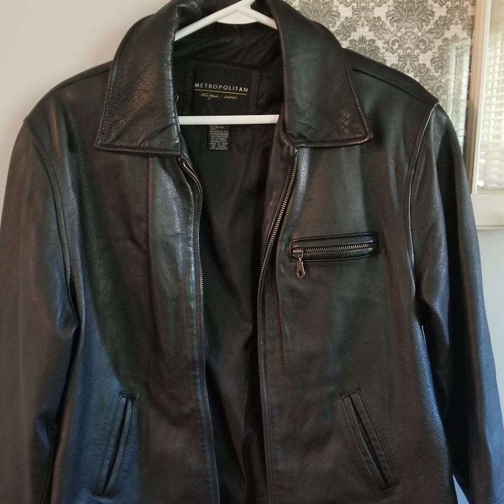 Metropolitan Black Leather Jacket